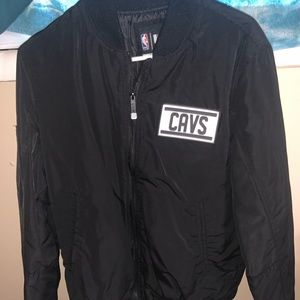 Black Cleveland Cavaliers Bomber Jacket